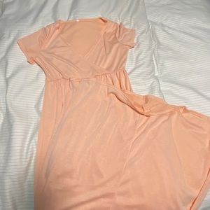Peach Maxi Dress  🍑